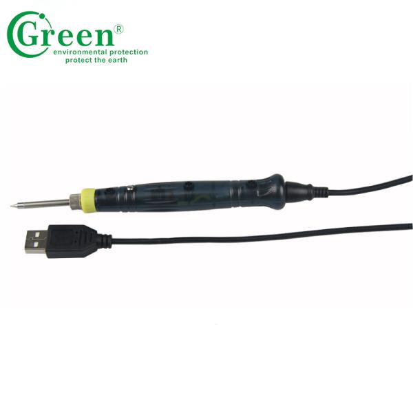 Mini USB Electric Soldering Iron 5V / 8W 200-400 ℃ Adjustable Soldering Iron Tool