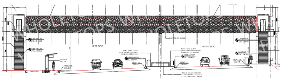 3.0MM Thickness Laser Cut Aluminum Panel For Exterior Pedestrian Bridge Decorative