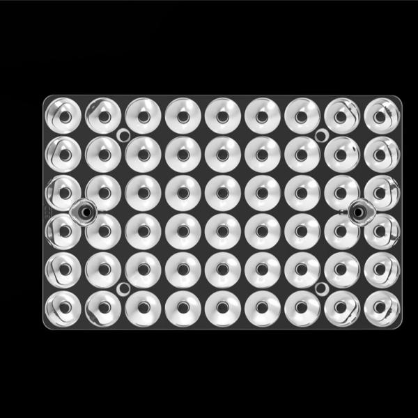 54IN1 30 Degree Outdoor Light 3030 LED Lens PC Led Optics For Stadium Light / Pitch Lights  L144*W94mm