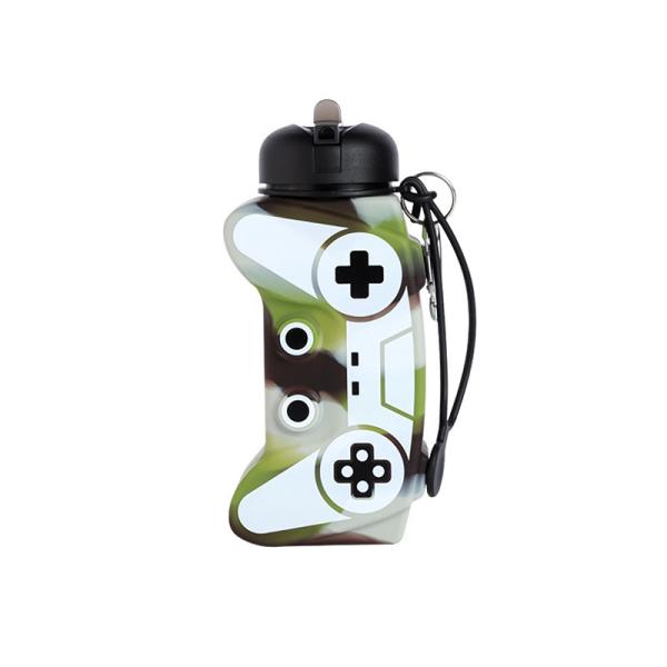 Non-slip Silicone Collapsible Water Bottle Pop Its For Toddlers And Outdoor Activities