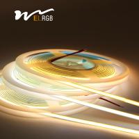 5mm Ultra Slim COB LED Strip 384LEDs/M 12V/24V Alta densidade RA90 3000K Flexível linear Dimmable Super Thin COB LED Tape
