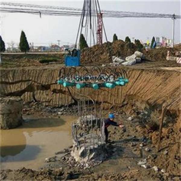 Дробилка 150mm кучи круглой гидравлической машины выключателя кучи конкретная