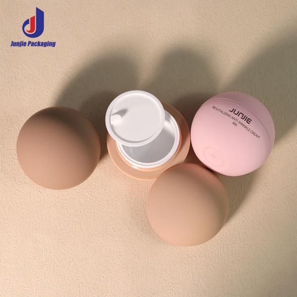 Cosmetic Body Scrub Container / Ball Plastic Jar 10g 15g 20g 25g 30g 50g ABS Collar