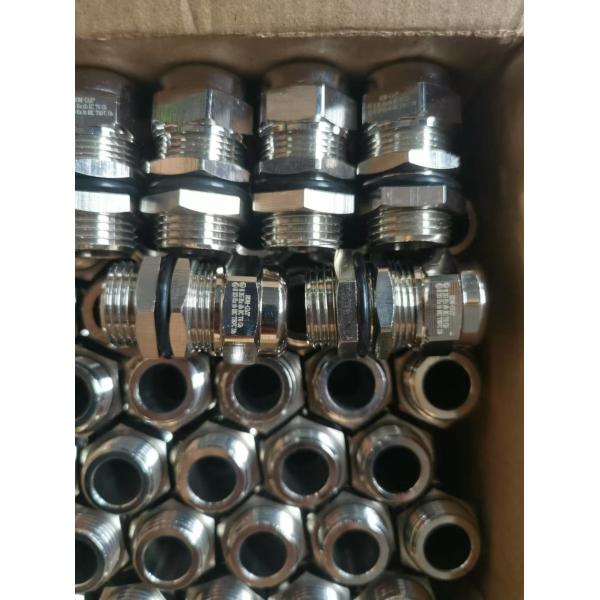 IP68 Explosion Proof Cable Gland With Brass CE ROHS ISO9001 Certificates For Safe Durable Connections