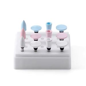 12pcs/boîte de dents de silicone de haute qualité pour le polissage des dents de dentiste pour contre-angle pièce à main vente chaude kits de polissage des dents