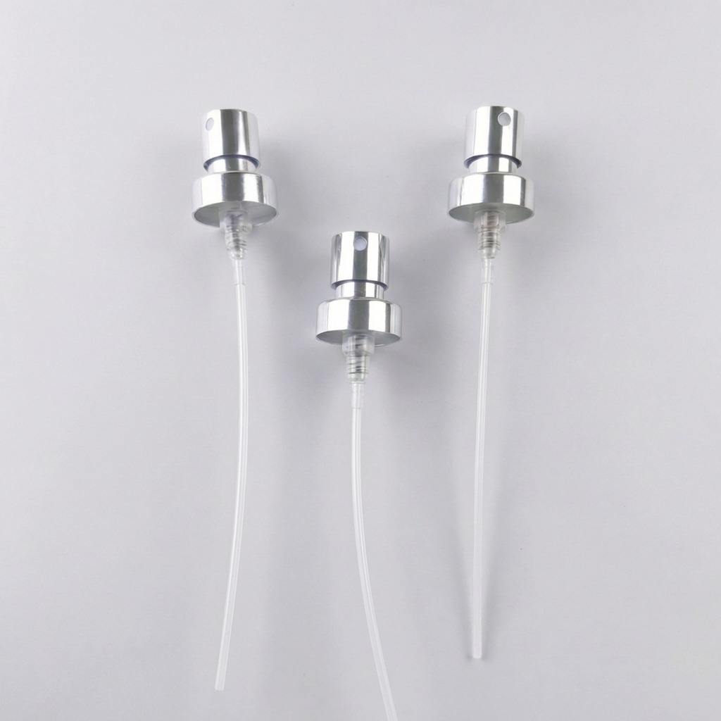 Bottle Sprayer Accessories Common FEA18 Aluminum Crimp Neck Perfume Pump