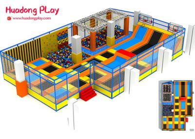Commercial Grade Trampoline Park Equipment , Indoor Rectangular Trampoline 200sqm