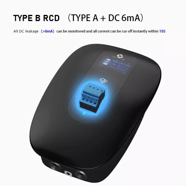 5G Type 2 EV Home Charger Floor Stand 11KW  With Screen Display