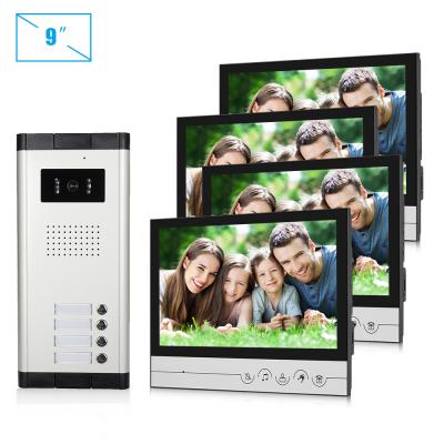 4 Wire Intercom Video Door Lock System Entry DC 15V 1000TVL Camera