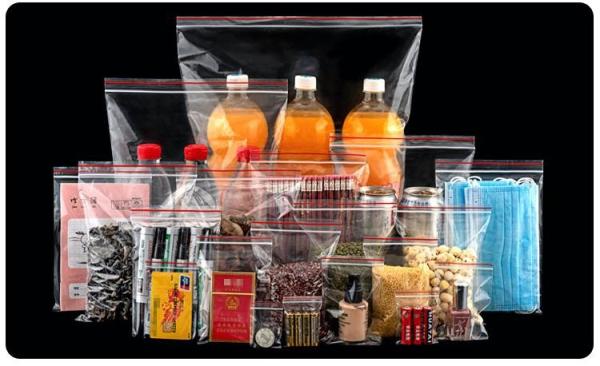 Clear  Zip Plastic Poly Bags Reclosable Bags Transparent PE Plastic Bags
