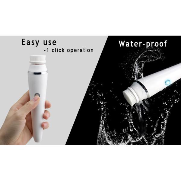 3 In 1 Rotating Rechargeable Facial Cleansing Brush 3 - 4 Hrs Charging Time