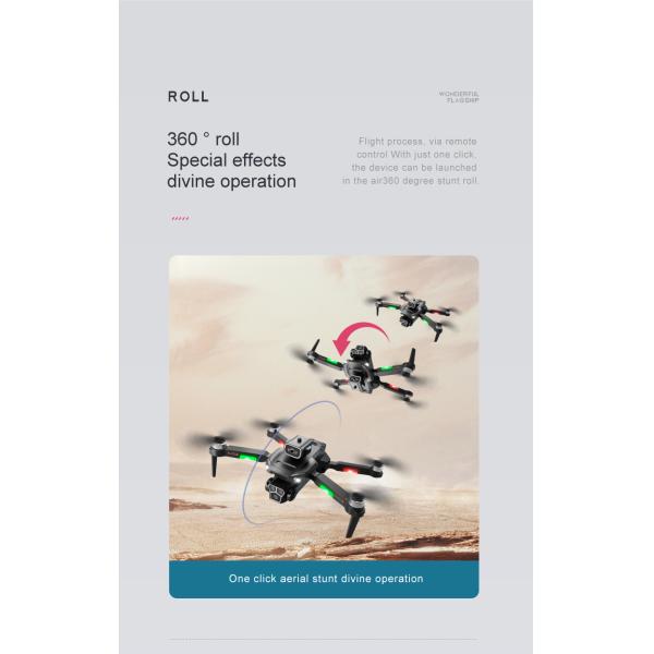 Beginners in Drones Category M1s Drone 4k HD Camera Obstacle Avoidance and Brushless Motor Maximum Flight Time 10-20min