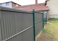 le PVC en acier de Galvanized de barrière d'intimité de 50x200mm H2.43m a enduit