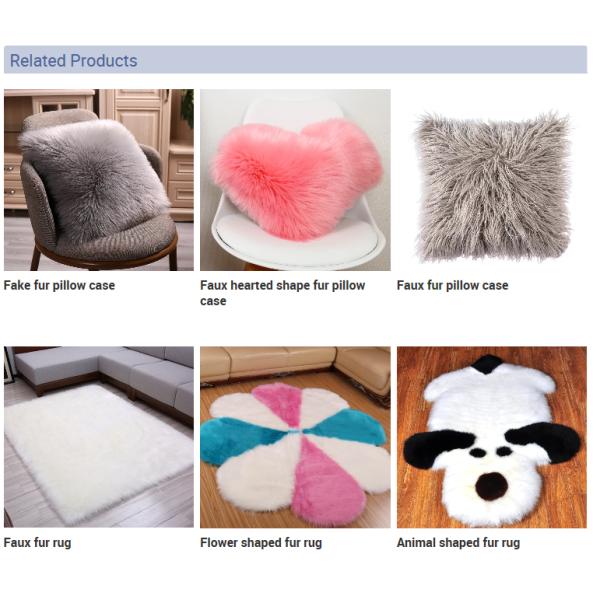 Custom Square Shape Faux Sheepskin Throw Pillow Covers  gradient Removable Washable