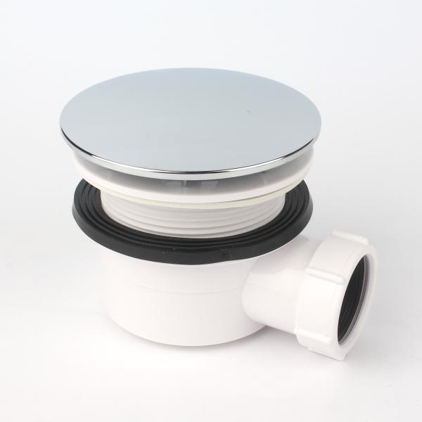 Bangqi Modern Design White PP Main Body Plastic Floor Drain Waste Shower Tray Drain for Bathroom Bath Hotel Strainer Style
