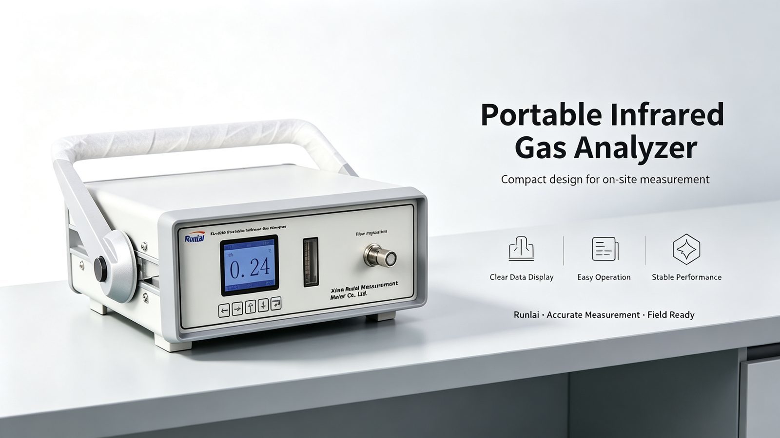NDIR Portable Gas Analyzer CH4 CO CO2 SF6 SO2 CnHm NH3 Multi Gas Detector