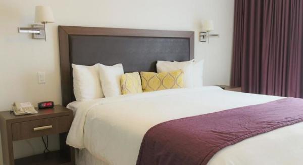 Hạ Long modern furniture for hotel interior bedroom set by HPL board and fabric sofa chair