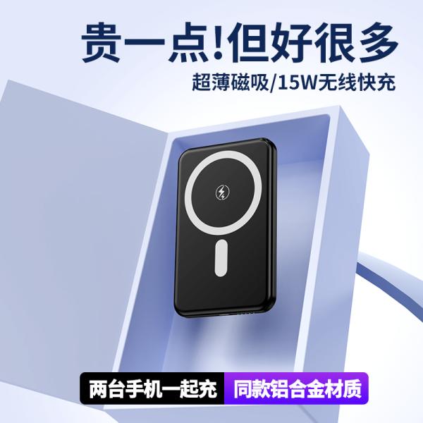 Mini Ultra Slim PD 20W Portable Mini Powerbank 15W Magnetic Wireless Charger Battery Fast Charger Power Bank 10000mah Fo