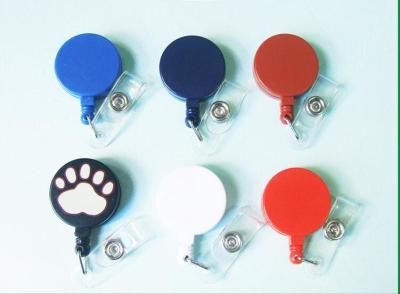 32mm Plastic Retractable Id Badge Holder /Customized design 80mm length Yoyo Card Holder For Gifts
