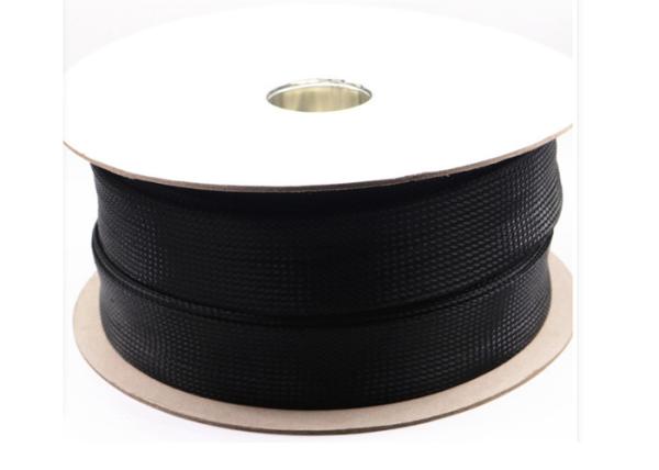 Chama - Sleeving trançado expansível do ANIMAL DE ESTIMAÇÃO retardador anti - abrasão para a gestão do cabo