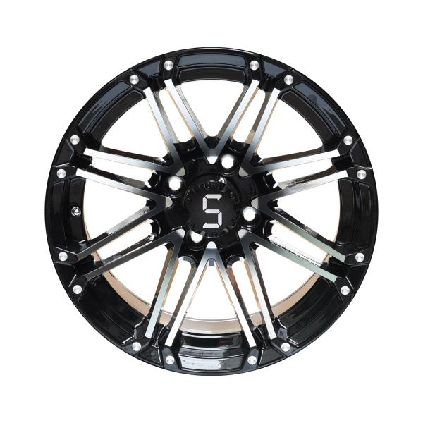 12*7 Inch Alloy Golf Cart Wheels For Club Car Ymh Ezgo Golf Cart