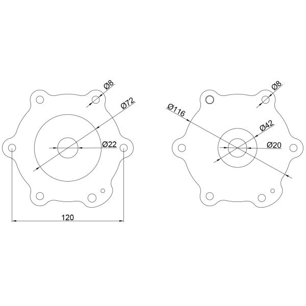 DB112/G Diaphragm Pulse Jet Valve Repair Kit For VNP/VEM212 VNP/VEM312 VNP/VEM412