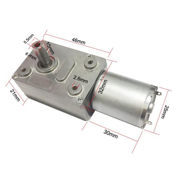 Faradyi Custom Long Life Drip-proof 12v 24v High Torque Micro Dc Worm Gear Motor For Door Lock