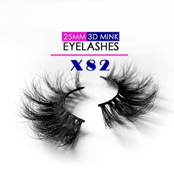 100% Siberian 25MM Mink Lashes Private Label Ultra Soft Feeling 3D Effect