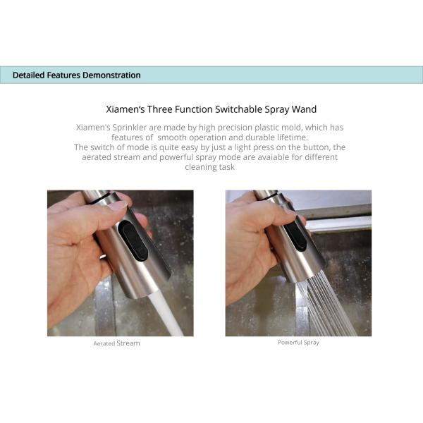 кран кухни управлением датчика бара Гусиная шея умный с анти- закупоривая соплом