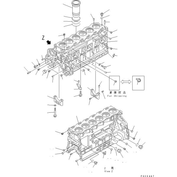 6151-21-1740 части экскаватора поршеня распылителя форсунки масла охлаждая запасные для двигателя 6Д125 КОМАТСУ ПК300-3 ПК400-3/5/6