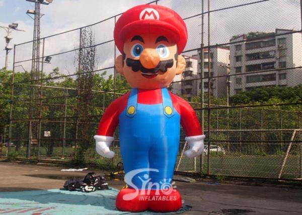 5m High Advertising Big Inflatable Super Mario For Promotion Activities From Guangzhou Inflatables