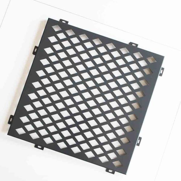 Powder Coated Diamond Hole Perforated Metal Sheet For Functional Sunshades