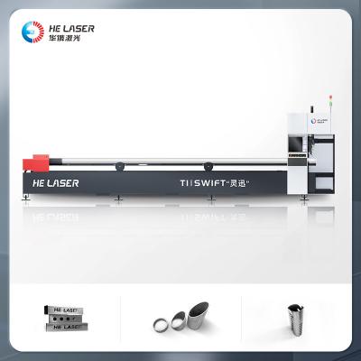 6016 1500W 3kw CNC Laser Pipe Cutting Machine For Metal Pipe Tube