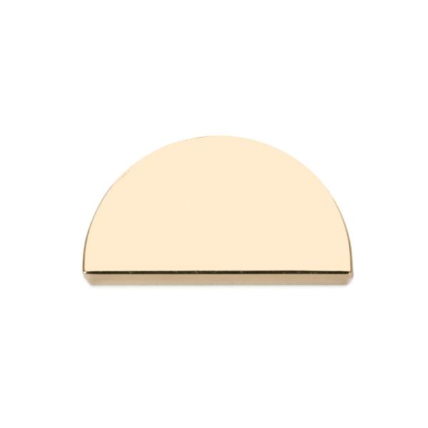 Half Round Metal Bag Lock Light Gold For Underarm Backpack Shoulder Bag