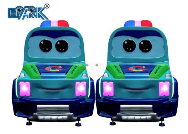 Fiber Glass coin Operated Amusement Rides Big G A Police Cartoon Car