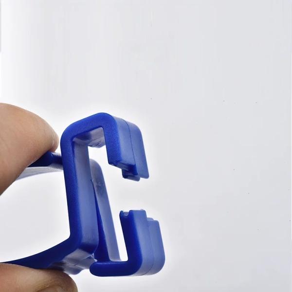 Grampos de luvas de plástico de logotipo personalizado multicolor Grampos de bloqueio de segurança para trabalho de trabalho