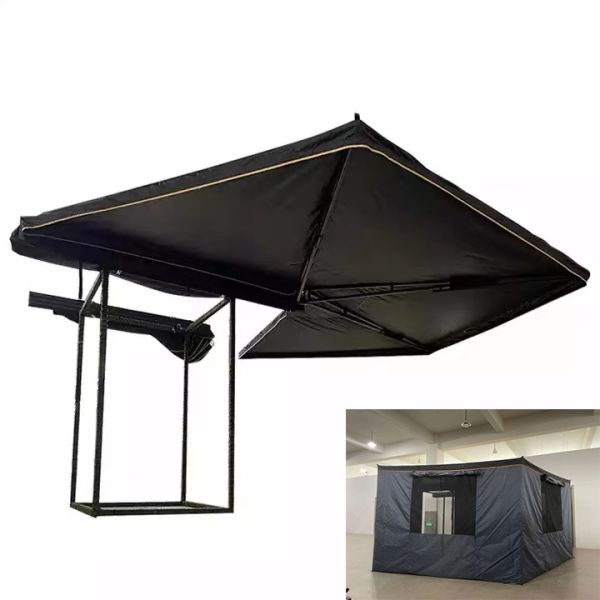 Outdoor Waterproof Automatic Retractable Awning Camping Car Awning 4x4 4WD 270 Degree Awning Tent