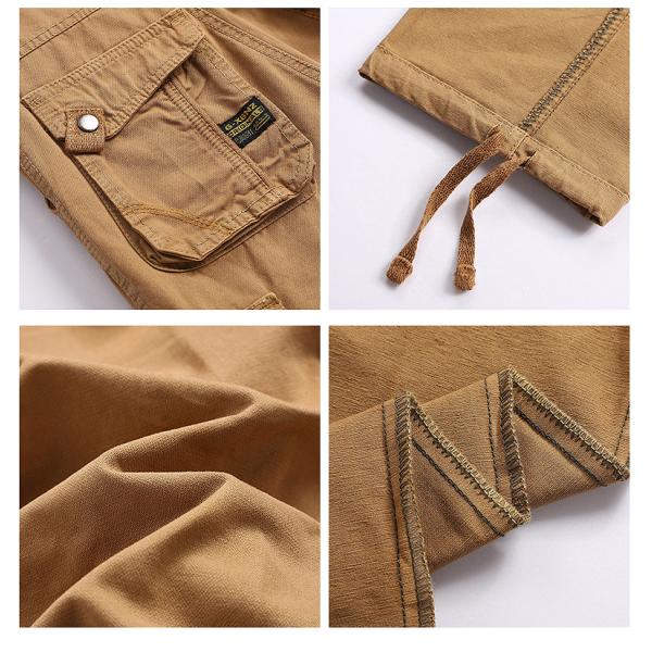 100% хлопок одежды Streetwear 29-38 брюк груза размера длинных прямых с поясом для людей