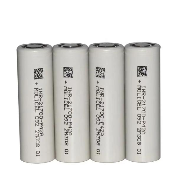 Molicel P42A 21700 Lithium Ion Battery Cell 3.6V 4200mAh Max 45A Discharge