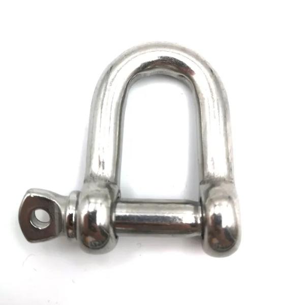 Aço inoxidável de qualidade marinha tipo europeu parafusos D grilhões 304/316 OEM polido