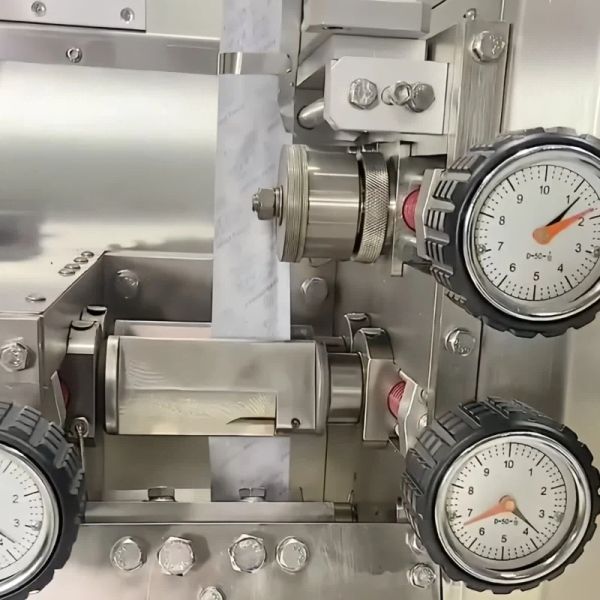 Vertical Tea Packing Machine 2kw Granule Packaging Machinery High Speed
