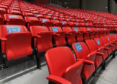Fogo - plástico retardador dos assentos do estádio de futebol com base automaticamente do dobramento Seat