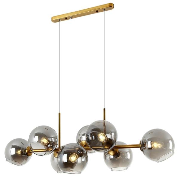 Glass Ball Sinple Style  Living Room Modern LED Chandelier