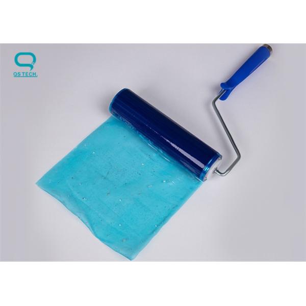 Élimination de la poussière / de la saleté des rouleaux adhésifs de salle blanche