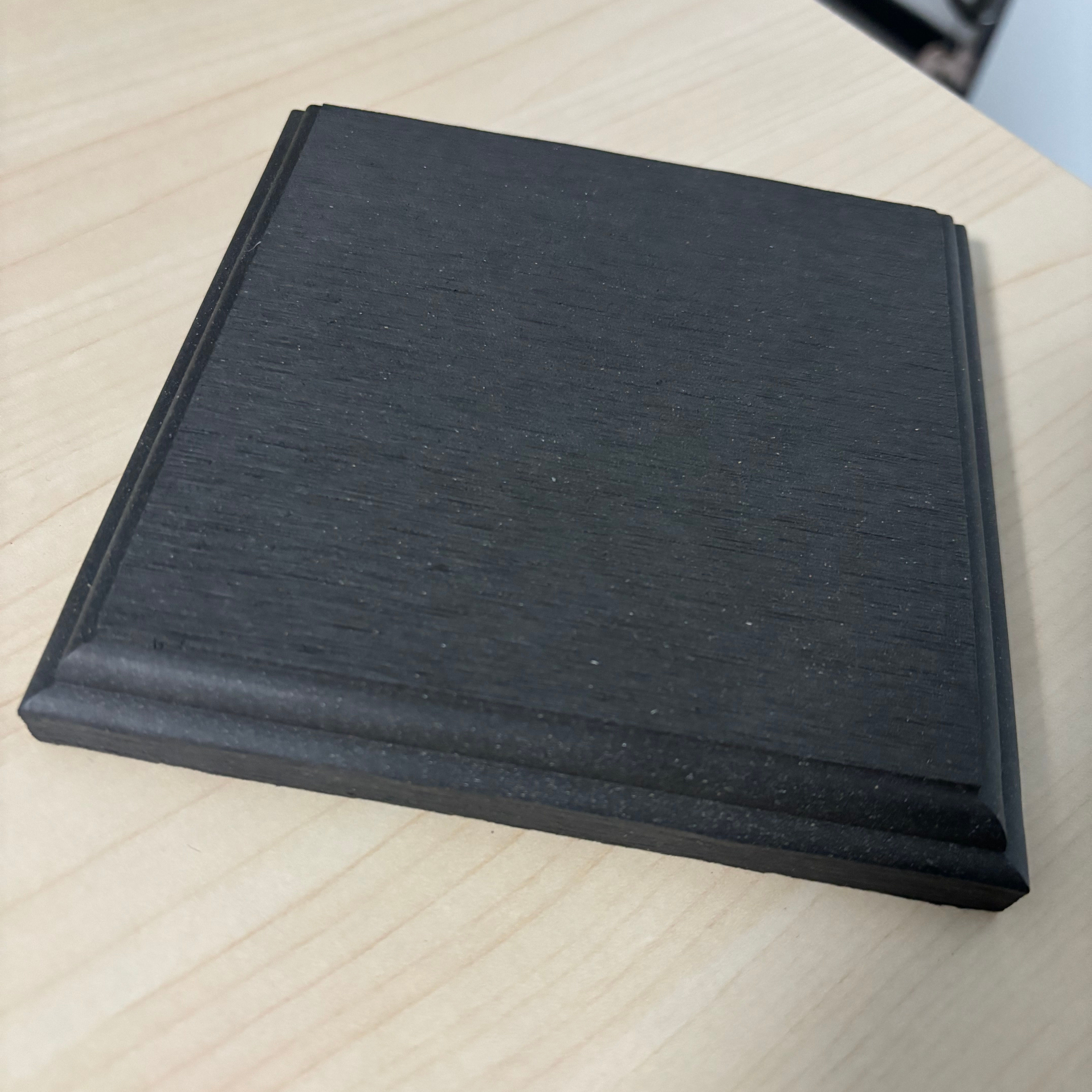 WPC Balcony Waterproof Outdoor Floor End Covering WPC Composite Deck Board End Skirting Decking WPC Deck End