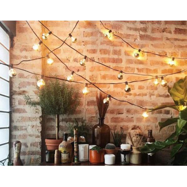 Half Chrome Plating A60 6W Warm White 2700K LED Filament Retro Bulb for E27 Base Type