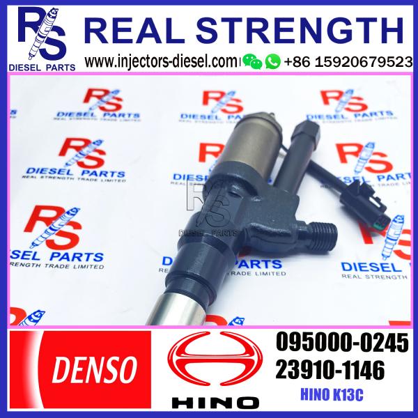 Diesel Fuel Injector 095000-0240 095000-0241 095000-0242 095000-0245 for HINO K13C Engine 23910-1145 S2391-01146