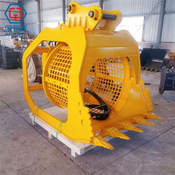 Rotating Screening Bucket: The Heavy-Duty Sifting Solution for 18–25t Excavators