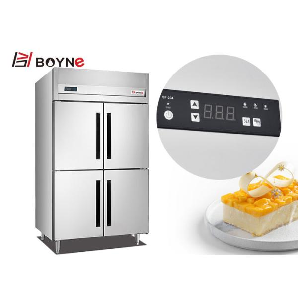 Stainless Steel Double door Insert Chiller Cabinet Bakery Bread Shop Kitchen