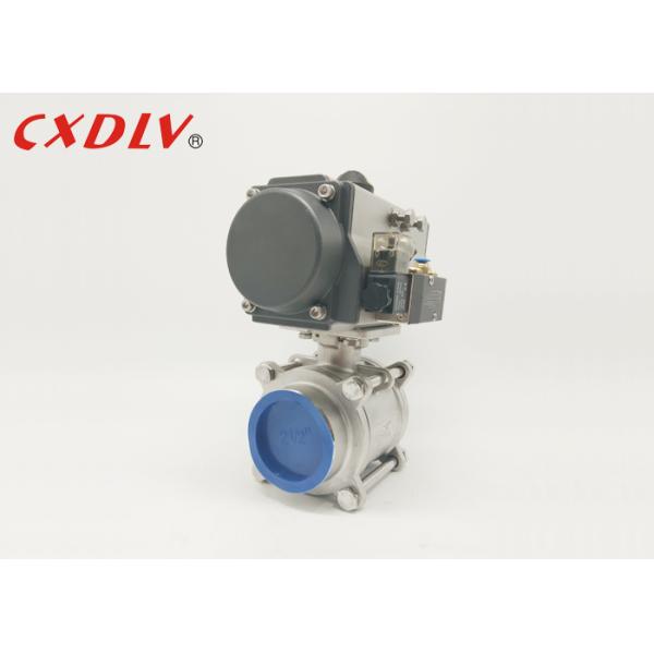 Роторный сработанный промышленный шариковый клапан нержавеющей стали пневматических клапанов 1000ВОГ